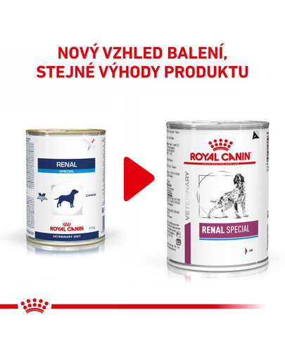 ROYAL CANIN Veterinary Diet Dog Renal Special Can 12 x 410 g