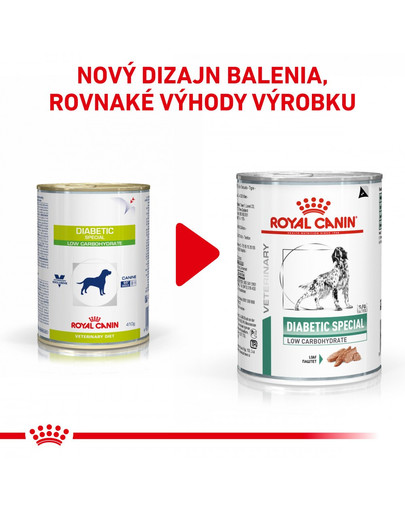 ROYAL CANIN Veterinary Health Nutrition Dog Diabetic Can 410 g