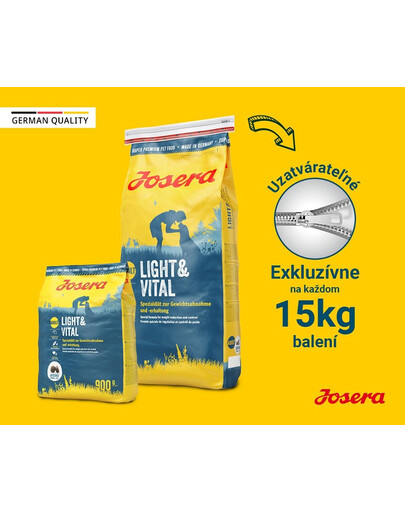 Josera Adult Light & Vital 15 kg