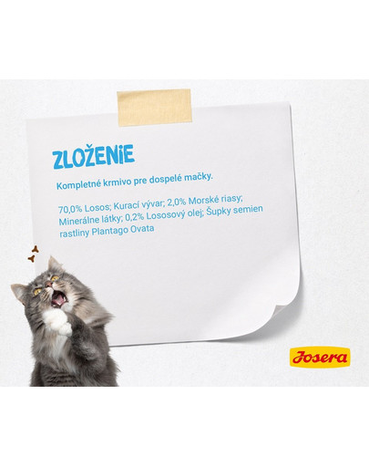 JOSERA Paté Losos s morskou trávou 16 x 80 g