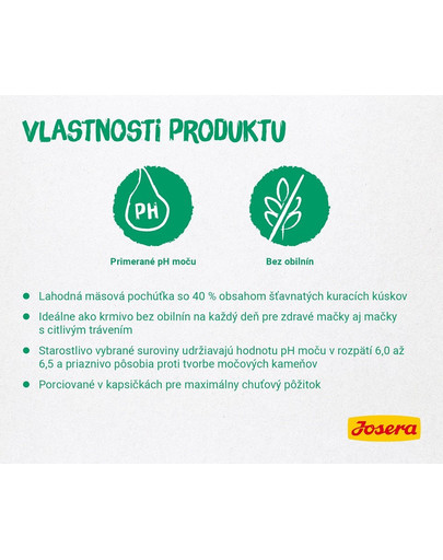 JOSERA Kuracie filé s kačkou 16 x 70 g