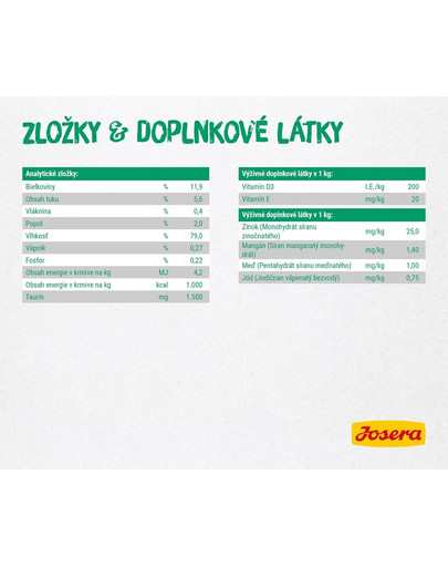 JOSERA Kuracie filé s kačkou 16 x 70 g