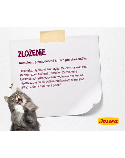 JOSERA Senior 400 g granule pre staršie mačky