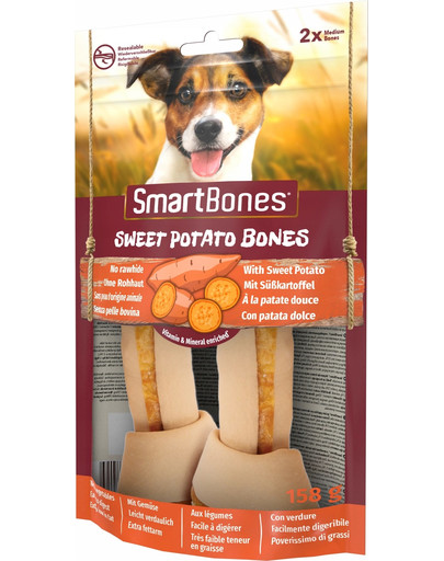 SMARTBONES Sweet Potato medium Sweet potato 2 ks
