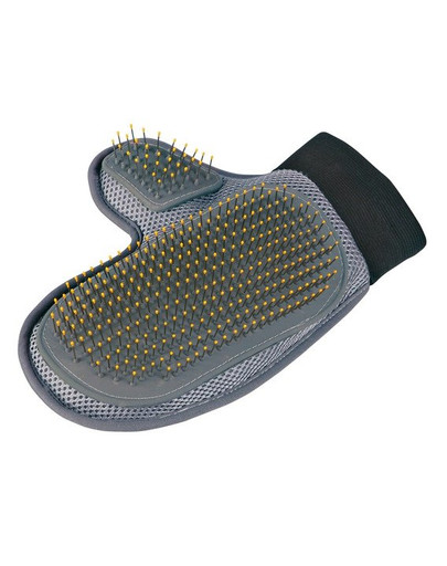 TRIXIE Ošetrujúce rukavice s drôtenými zubami s guličkami