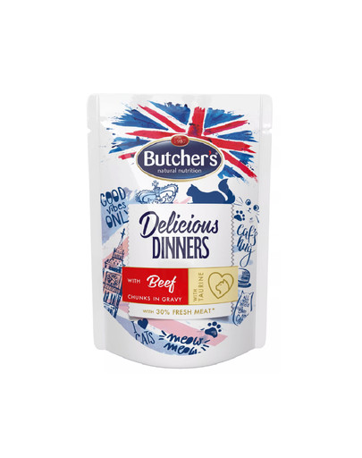 Butcher's Cat Classic Delicacy Dinner hovädzia kapsa 100g