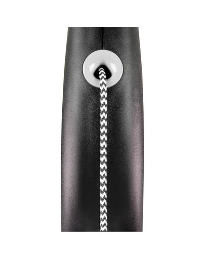 FLEXI Vodítko Black Design XS lanko 3 m čierne