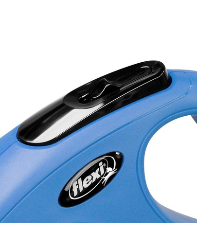 FLEXI Vodítko automatické New Classic M Linka 5 m nebesky modré