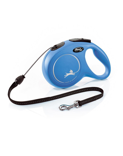 FLEXI Vodítko New Classic M lanko 8 m. nebesky modrý do 20 kg