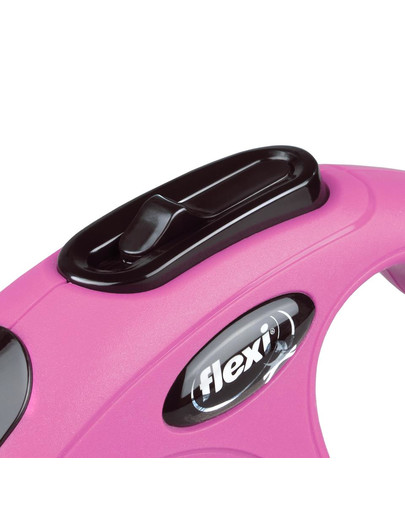 FLEXI Vodítko New Classic Xlanko 3 m. ružové. do 8 kg