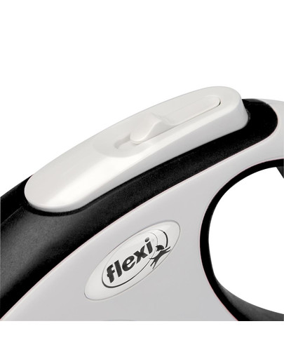 FLEXI Vodítko New Comfort L pásik 5 m čierne