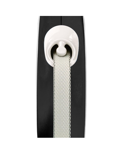 FLEXI Vodítko New Comfort M pásik 5 m čierne