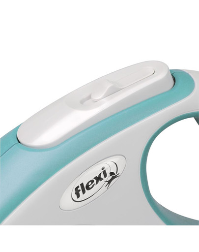 FLEXI New Comfort Vodítko M 5 m pásik modrý