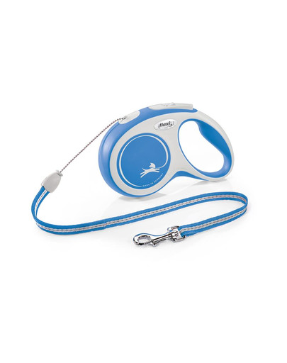FLEXI New Comfort Vodítko S Cord 8 m šnúrka modré
