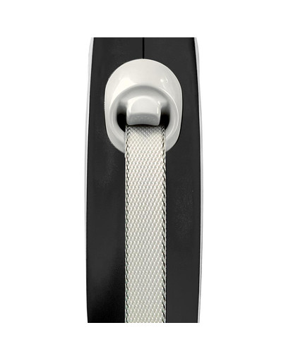 FLEXI New Comfort Vodítko S 5 m pásik čierne