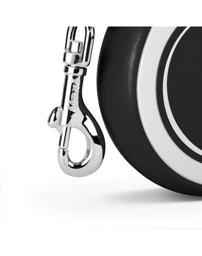 FLEXI New Comfort Vodítko S 5 m pásik čierne