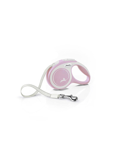 FLEXI New Comfort Vodítko XS 3 m pásik ružové