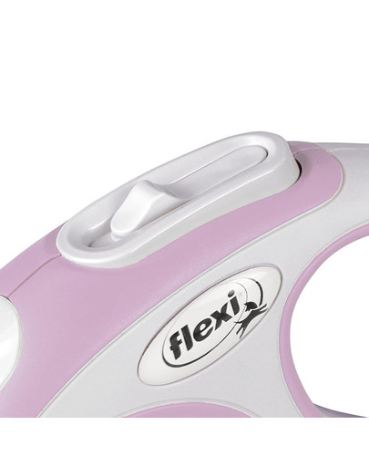 FLEXI New Comfort Vodítko XS 3 m pásik ružové