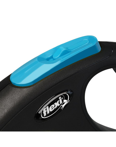 FLEXI Vodítko New Neon M pásik 5 m modré