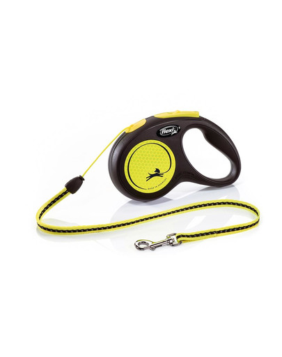 FLEXI Vodítko automatické New Classic Neon S Linka 5 m