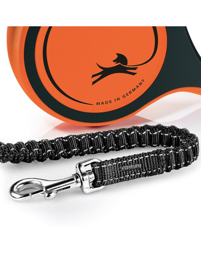 FLEXI Xtreme Tape S 5 m Vodítko pre psa oranžová farba