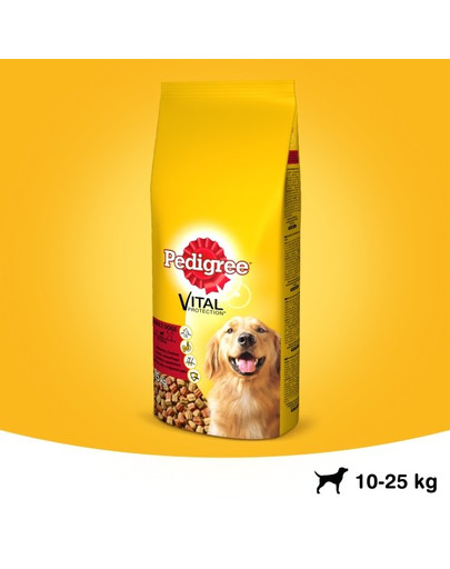 PEDIGREE Adult s hovädzím mäsom a hydinou 15 kg