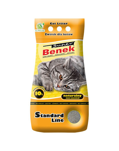 BENEK Super Standard bentonitové stelivo natural 2 x 10 L (20L)