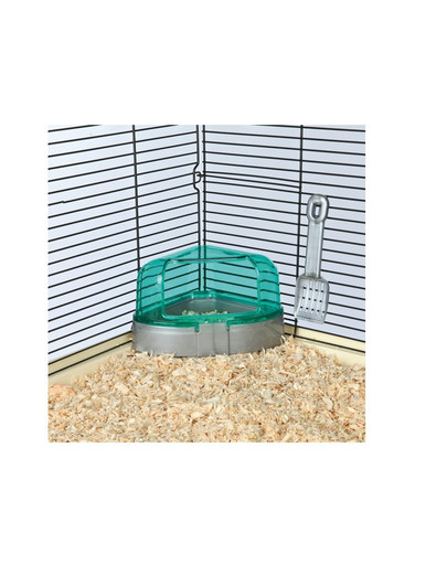 TRIXIE Rohové WC pre hlodavce s lopatkou