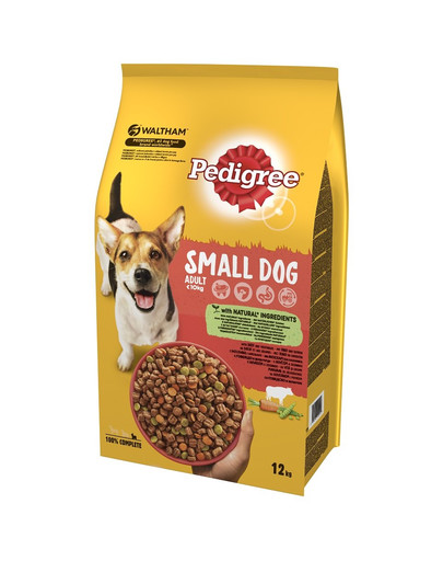 PEDIGREE malé plemená hovädzie a zelenina 12 kg