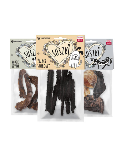 PAKA ZWIERZAKA Suszki mix Pochúťky pre psa 3 x 100 g