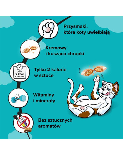 Dreamies s lososom 0.06 kg x6