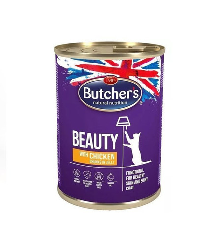 BUTCHER'S Classic Pro Series kúsky kurčaťa v želé 400g