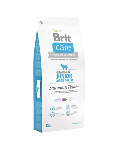 BRIT Care Dog Grain-Free Junior Large Breed Salmon & Potato 3kg