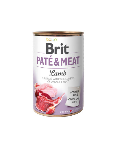 BRIT Pate & Meat Venison Paštéta pre psov z diviny 6 x 800 g