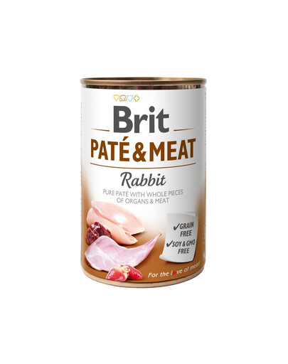 BRIT Pate & Meat Venison Paštéta pre psov z diviny 6 x 800 g