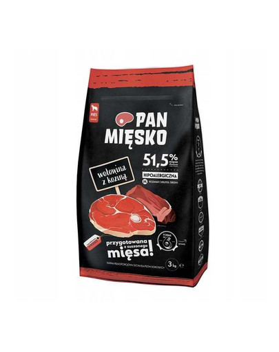 PAN MIĘSKO Hovädzie s kozím pre stredné plemená 20 kg