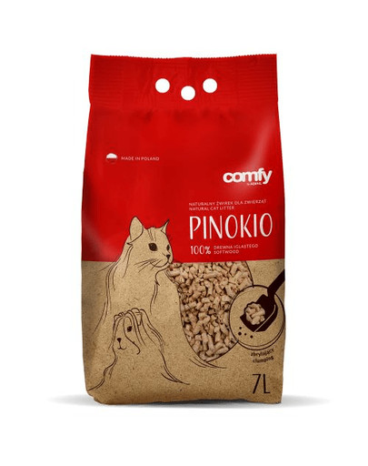 COMFY Pinokio Pellet hrudkujúce stelivo 35 l (5x7 l)
