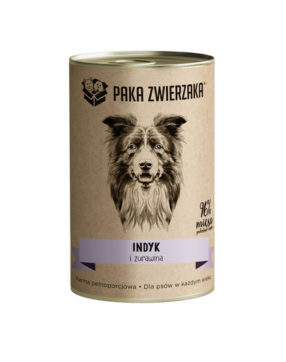 PAKA ZWIERZAKA morčacie a brusnice 400 g Konzerva pre psov