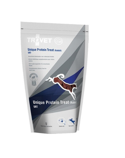 TROVET Unique Protein Treat Rabbit URT funkčné maškrty pre psa 125 g