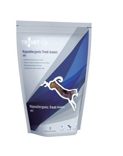 TROVET Hypoallergenic Treat Rabbit HRT  250 g
