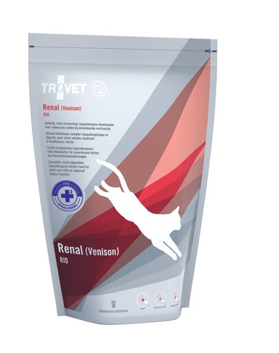 TROVET Renal Venison RID maškrta pre mačky 500 g
