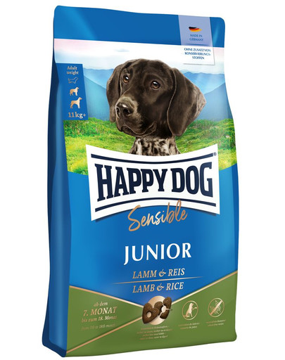 HAPPY DOG Sensible Junior Lamm 10 kg