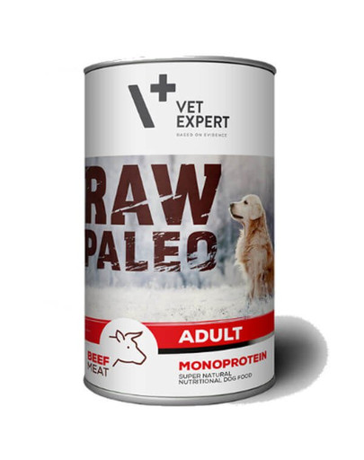 VETEXPERT RAW PALEO Adult beef 400g