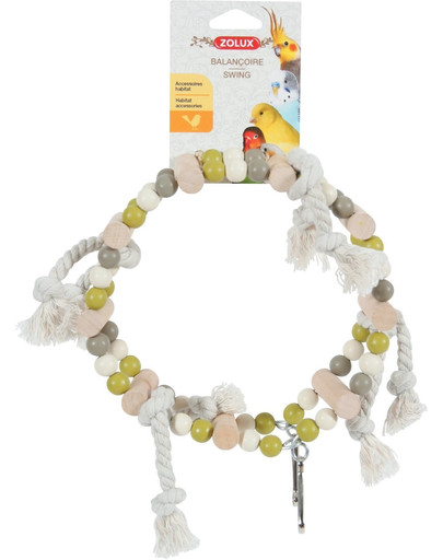 ZOLUX Drevené hojdacie koliesko so strunami rôznych vzorov