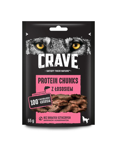 CRAVE Pochúťka s lososom 55g