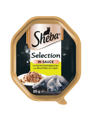 SHEBA Selection 85g králik v omáčke
