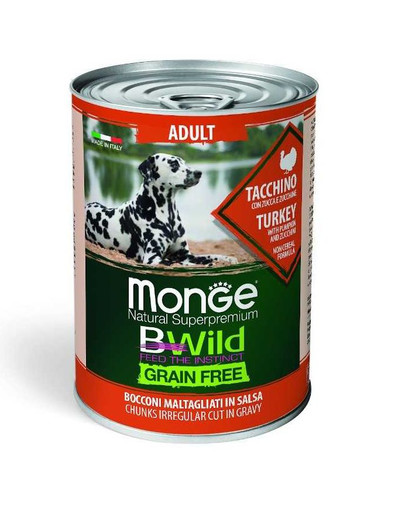 MONGE BWild grain free Morčacie 400g