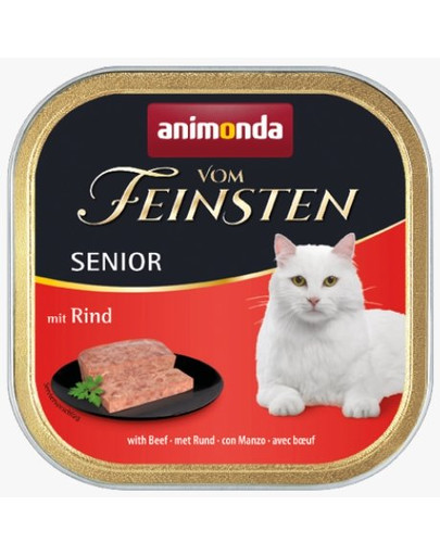 ANIMONDA kapsa Vom Feinsten CatSenior Hovězí 100 g