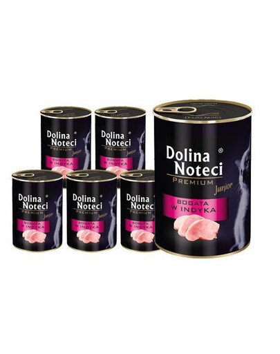 DOLINA NOTECI Cat Premium Junior Morčacie 12x400 g
