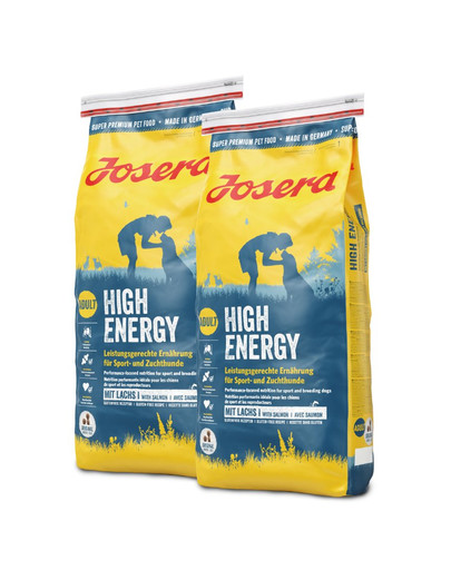 JOSERA Dog High energy pre aktívnych psov 2 x15 kg